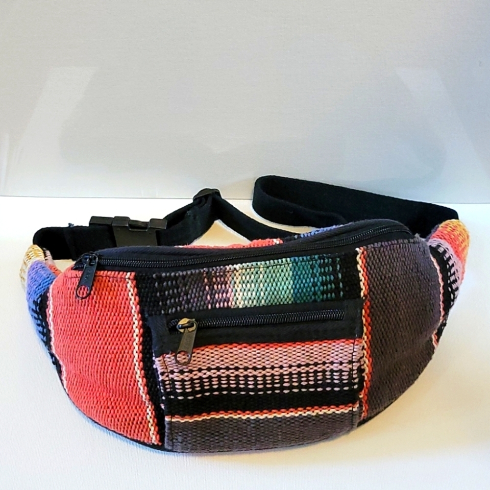 Fanny Pack Waist Bag 100% cotton Boho Style NEW